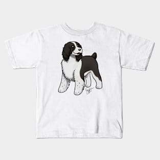 Dog - English Springer Spaniel - Black Kids T-Shirt